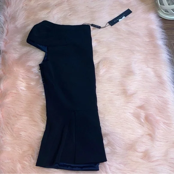 ElieTahari Darlene Blouse Size XS color: Black NWT - Picture 5 of 12